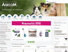 Tablet Screenshot of laboratoire-agecom.fr